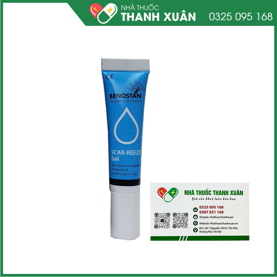 Benostan Scar-Reeze Gel có tác dụng hỗ trợ làm mờ sẹo